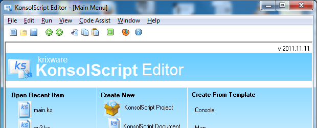KonsolScript Editor Update